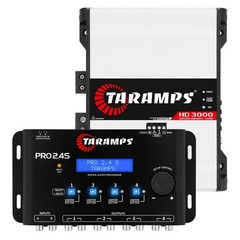 [US SELLER] Taramps HD 3000 2 OHM + PRO 2.4S Car Amplifier & Processor COMBO