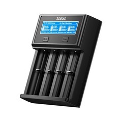 Smart Battery Charger 4A Fast Charging for Rechargeable Li-ion Ni-MH Ni-Zn