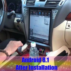 12.1” Android 9.0 Radio Tesla Vertical Screen Car Gps For Lexus Ls460 2006-2012