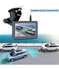 Wireless 5″ Monitor Solar Magnetic Backup Camer For Truck Car Trailer RV 1080P