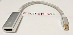 Mini DisplayPort HDMI AdapterAmazon Basics Nylon Braided cable, Aluminum Body