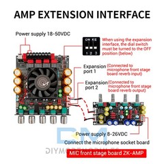 NEW 300W+300W+600W Bluetooth Power Amplifier Board 2.1CH Audio TPA3255 Module