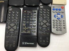 Lot of 10 Variety Remote Controls,TV,Sanyo,Emerson,Unbranded,Untested