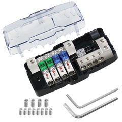 Fused Power Distribution Block Car Audio 4 Way Midi(Mini-Anl) Fuse Block 12V …