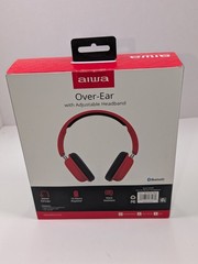 Aiwa Bluetooth Over-Ear Wireless Headphones w/ Adjustable Headband, 15H Playtime