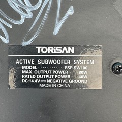 2001-2006 Suzuki XL-7 Active Subwoofer Under Seat Speaker Amplifier OEM