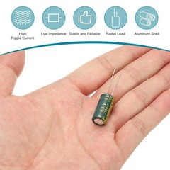 12Pcs Electrolytic Capacitor 3300UF 6.3V with Aluminum Radial Leads 10 x 20mm
