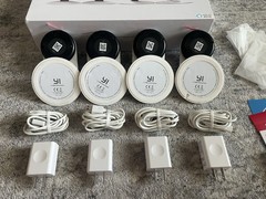 YI 1080p Home Camera Family Pack 4 in 1 WiFi Night Vision 2-Way Audio Open Box