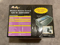 3000/6000 Watt Power Inverter 12V DC-220/240V AC, 50Hz with Wireless Remote