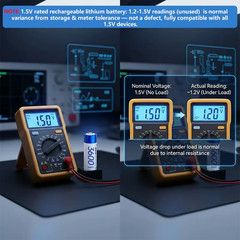 Rechargeable Lithium Battery AA 3600Mwh/Aaa 1300Mwh Original Batteries High Capa