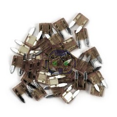 25pc 7.5 Amp Mini Blade Small Fuse Assortment Auto Car Motorcycle SUV Fuses Kit