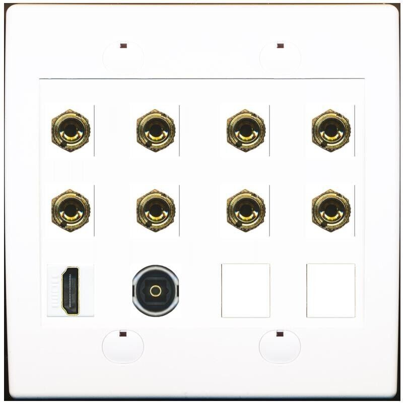 8 BANANA HD 2 NONE-OLD TOSLINK Wall Plate