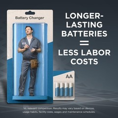 PROCELL D Cell LongLasting Alkaline Batteries 72 Pack Built in the USA, 10Yea…