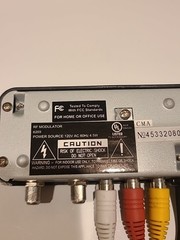 Video/Audio RF Modulator Model 6203 With Cords