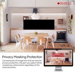 ZOSI 5mp Lite 8CH DVR 1080p Security Camera System Outdoor H.265+ Home CCTV Kit