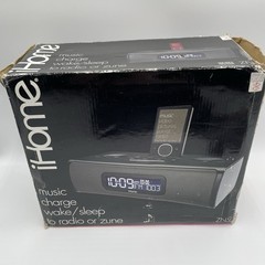 iHome for Zune ZN9 Docking Station AM/FM Alarm Clock Radio