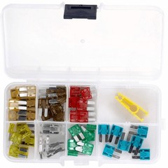 70PCS Micro2 Blade Fuse Assortment 5A 7.5A 10A 15A 20A 30A for Auto Car Van Bike