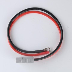2 PCS 1.64 Ft 8AWG Cable 50A Connector LiFePO4 Battery M8 Terminal Forklift