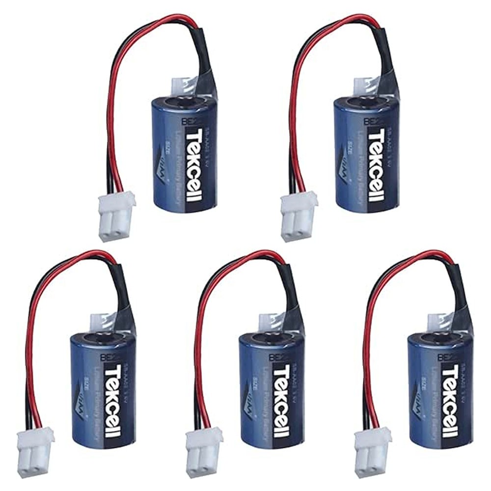 5-Pack SB-AA02 3.6V AA Battery 1200mAh Long-Lasting for Electricity Meter
