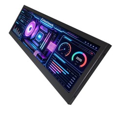 12.6 Inch 2560×666 Ultra‑Wide Touchscreen Monitor, featuring 10‑point capacitive
