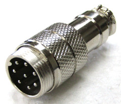Vanco CBC8EX CB Radio Microphone 8 Pin Male Panel Jack Replacement Extension Kit