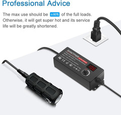 3V ~ 24V 3A 72W Power Supply Adjustable DC 3V 5V 6V 9V 12V 15V 16V 18V 19V 20V 2