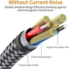 3.5Mm to 2.5Mm Aux Audio Cable (6.6FT), 90 Degree Right Cord Compatible with Bos