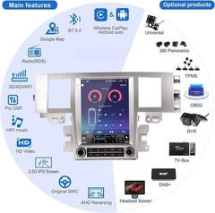 9.7″ For Jaguar XF 2008-2015 Android Car Radio Stereo GPS Navi Carplay 6+128GB