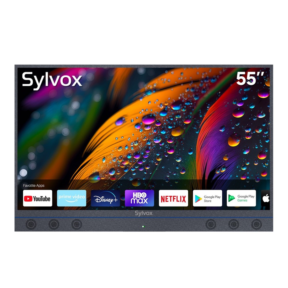 SYLVOX 55” Outdoor TV 4K Waterproof 1000nits Smart TV With 6 Powerful Speakers