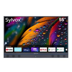 SYLVOX 55” Outdoor TV 4K Waterproof 1000nits Smart TV With 6 Powerful Speakers