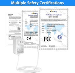 5V 1.5A DC Power Supply ETL Listed with USB Type C and Micro USB Port
