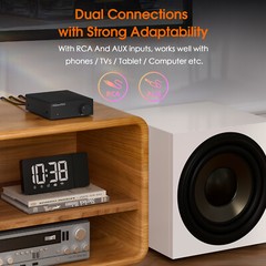 Subwoofer Amplifier Mini HiFi Mono Channel Amp for Bass Shaker Home Theater 100W