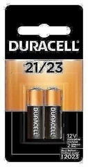 2 Pcs Duracell A23 23A, A23BP, GP23, MN21, 21/23 12V Alkaline Battery