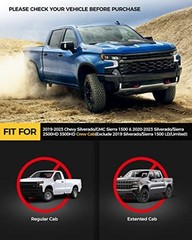 6 inches Running Boards Side Steps Fit for 2019-2023 Chevy Silverado/GMC