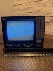 Vintage D&S RTV-002 4.5″ B/W Mini TV & AM/FM Radio Retro 1991 Prop Tested Works!
