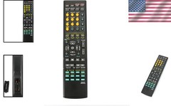 Easy-to-Use IR Remote for Yamaha AV Receiver RX-V461 HTR-6040 – Battery Ready