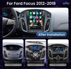 For Ford Focus 2012-2018 Apple Carplay Car Stereo Radio GPS Android 15 4+64GB