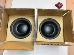 Dynavox LW8004PMR 8 Inch Woofer Pair NOS New Old Stock 8 Ohm 11.5 Lbs Each