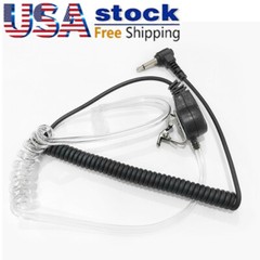 New 3.5mm Police Listen Only Acoustic Tube Earpiece for Speaker Mic
