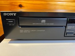 Vintage JAPAN Single One 1 Disc Sony Compact Disc CD Player 1990s 90s NEW BELT