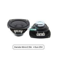 4Ω 8Ω 3w 5w 10w 25w Magnetic Speaker Module Full Frequency Multimedia Speaker