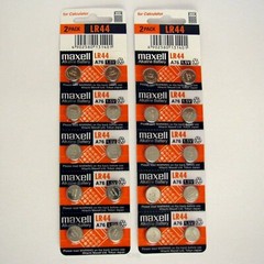 20 NEW LR44 MAXELL A76 L1154 AG13 357 SR44 303 BATTERY