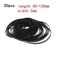 100 Pcs Rubber Tape Recorder Belt Cassette Player Drive Belts Replacement