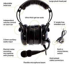 New KORE AVIATION KA-1 Headset with Bag