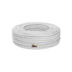 16AWG Speaker Wire 250ft CL2 Rated 16/4 Gauge In-Wall Bulk Audio Cable White