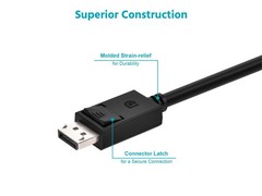 Monoprice DisplayPort 2.1 Cable, 40Gbps, 8K HDR, 4K165Hz, Ultra High-Speed,