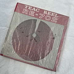 Teac RE-702 Plastic Audio Professional 1/4” Tape 7 in Reel & Box Japan Recording