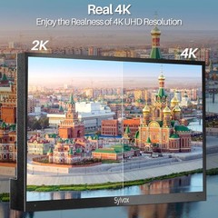 SYLVOX 75″Smart Outdoor TV 1000Nits 4K UHD Linux System IP55 Weatherproof