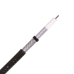 RG6 Coaxial Cable Dual Shield 1000ft 18AWG Coax Satellite TV Black 3GHz