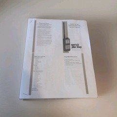 Sportys SP-400 Aviation Radio w/Printed Manual, NOS Pwr Supply/1-Owner, Exc Cond